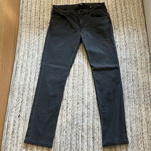Mens Paige Federal Dark Grey Jeans